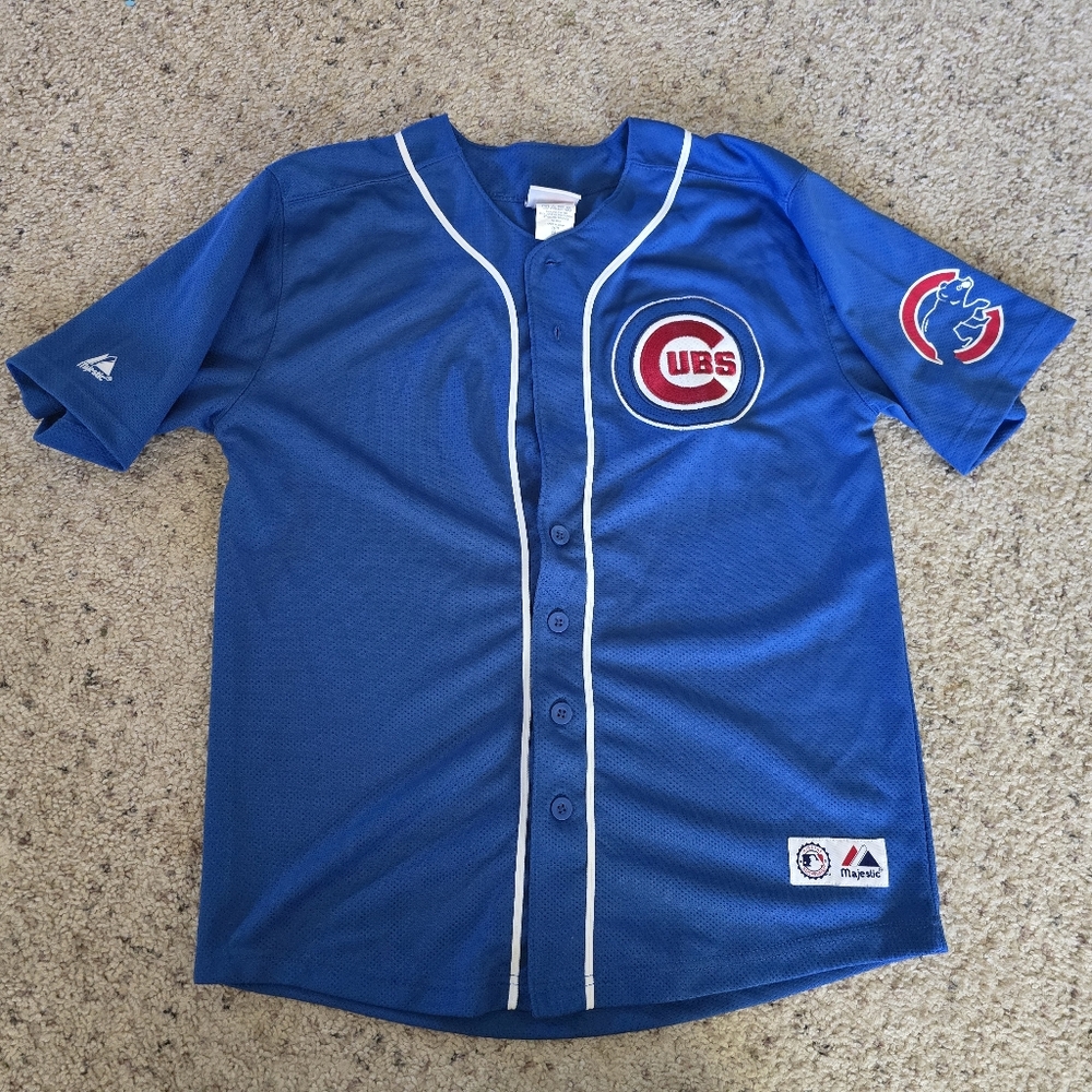 Blue Chicago Cubs Majestic Jersey 14/16